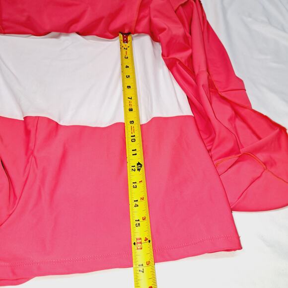 NWT COCOPEAR Women's 4XL Pinky Coral 1 piece swimsuit with built-in bottoms - Picture 10 of 12